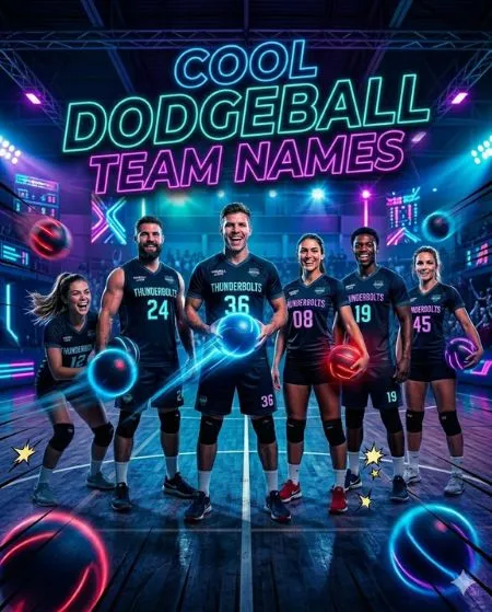Dodgeball Team Names That Are Funny, Cool & Unique 4 Cool Dodgeball Team Names