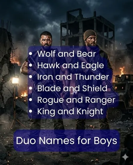 Unique Duo Names for Friends & Gamers (Must-See List) 4 Duo Names for Boys