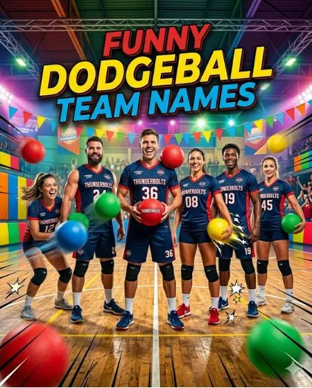 Dodgeball Team Names That Are Funny, Cool & Unique 3 Funny Dodgeball Team Names