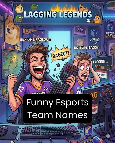 Funny Esports Team Names