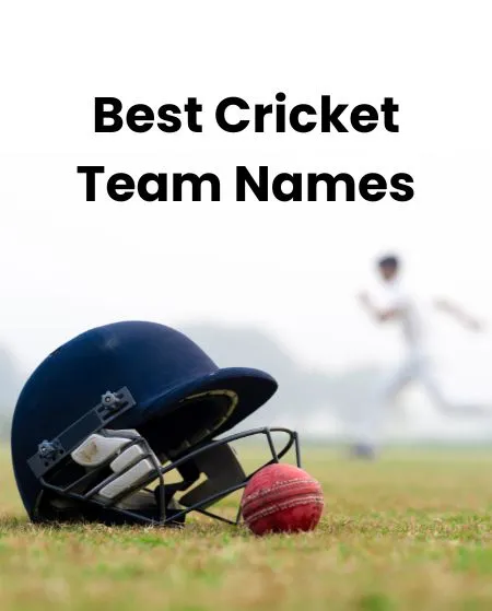 Best Cricket Team Names