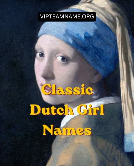 Classic Dutch Girl Names