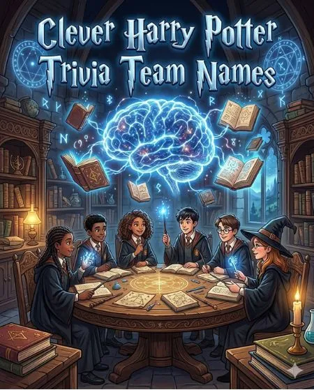 Clever Harry Potter Trivia Team Names