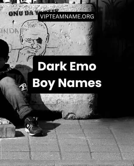 Dark Emo Boy Names