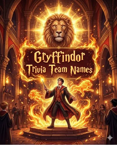 Gryffindor Trivia Team Names