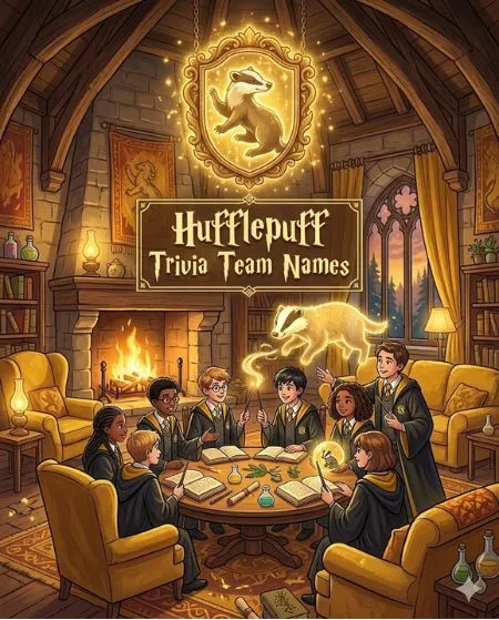 Hufflepuff Trivia Team Names