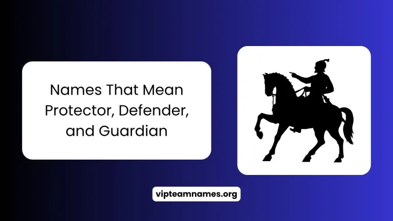 Names That Mean Protector
