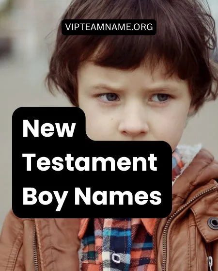 New Testament Boy Names