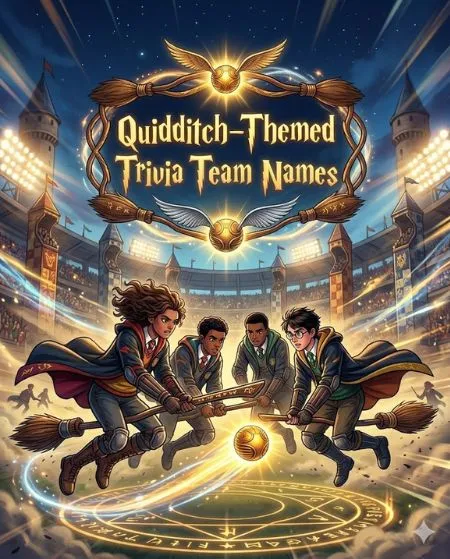 Quidditch-Themed Trivia Team Names